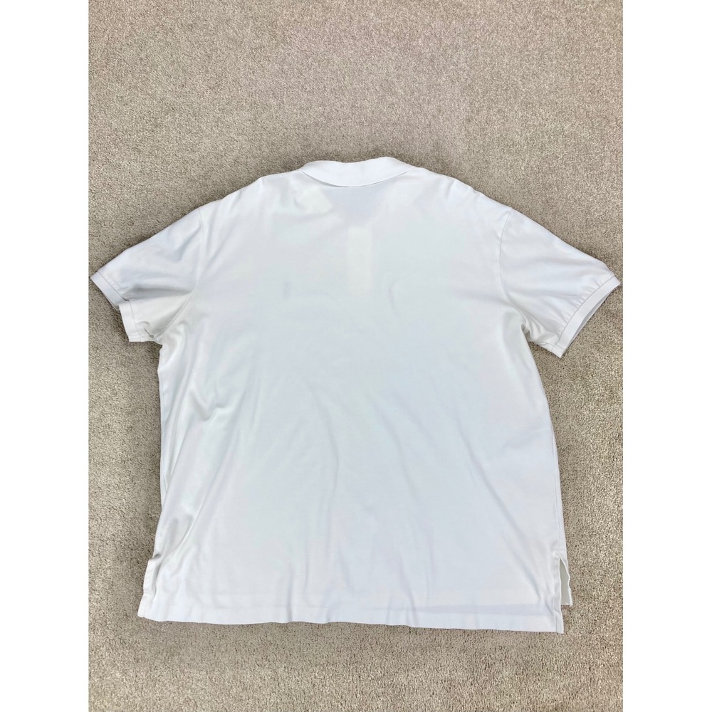 Polo Ralph Lauren Polo Shirt Mens XXL White Cotton Classic Pony Logo Old Money - Picture 3 of 10